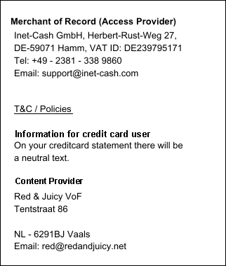 access provider/ content provider