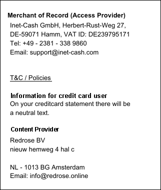 access provider/ content provider